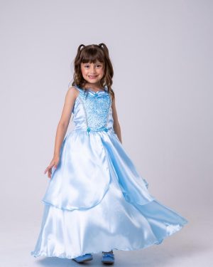 Fantasia Princesa Belli Princesa Azul Modelo 3