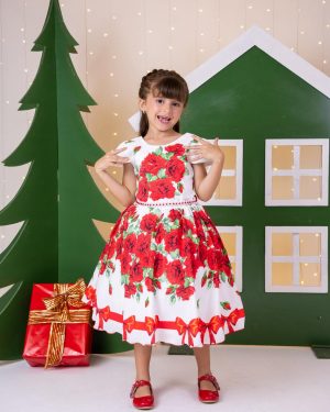 Vestido Marie Rubi Natalino - Natal