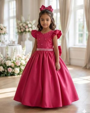Vestido Ysa Kids Ariane Longo Pink