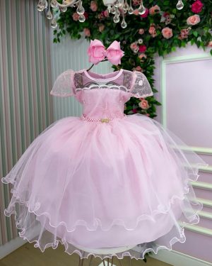 Vestido Bella Child Layla Rosa Bebe