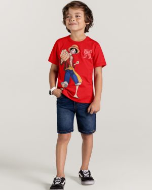 CAMISETA MEIA MALHA OnePiece