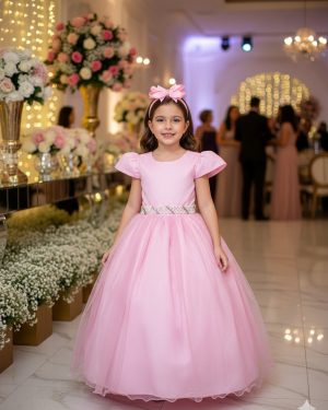 Vestido Marie Longo Heloisa Rosa Bebe