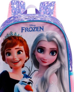 Mochila de Costas Escolar da Frozen Elsa e Anna