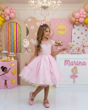 Vestido Mini Miss Isabela Rosa