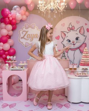 Vestido Mini Miss Betani Rosa Bebe