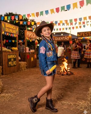 Jaqueta Blogueirinha Boiadeira Jeans