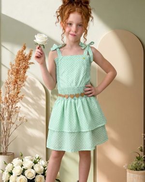 Vestido Blogueirinha Hermione Verde