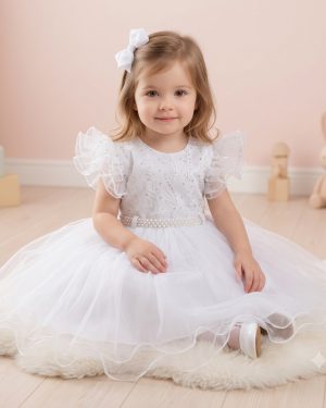 Vestido Menina Bonita Lara Branco