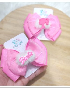 Laço Infantil Barbie  Rosto da Barbie