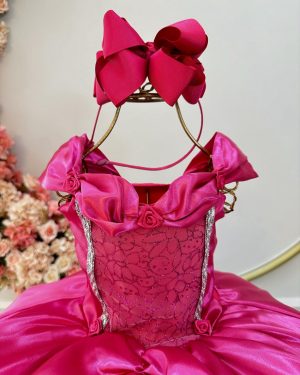 Fantasia Infantil Princesa Aurora Bela Adormecida Barbie Pink