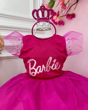 Fantasia Infantil da Barbie Acompanha a Tiara Luxo
