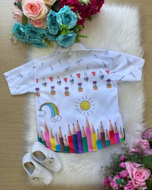 Camisa Miss cherry Meninos - Lapis Aquarela ABC