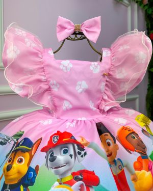 Vestido Temáticos Kids Esquadrão Canino