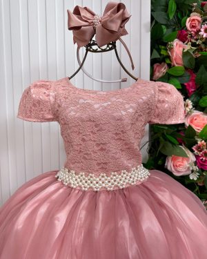 Vestido Enjoy Longo Laura Rose Rendado