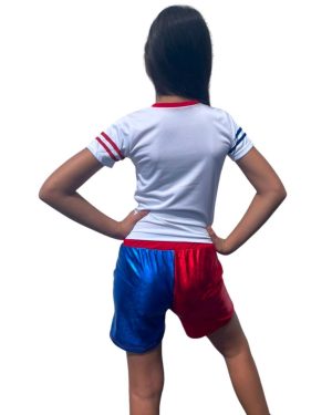 Fantasia Infantil Arlequina Super Brilho Festas