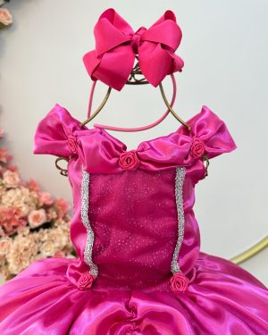 Fantasia Infantil Pink Princesa Aurora Bela Adormecida Barbie