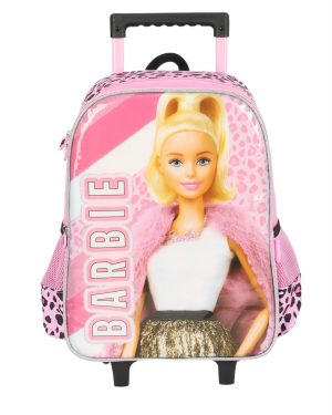 Kit Mochila Rodinhas + Lancheira Barbie Boneca