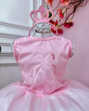 Fantasia Infantil da Bailarina Luxo Acompanha a Tiara