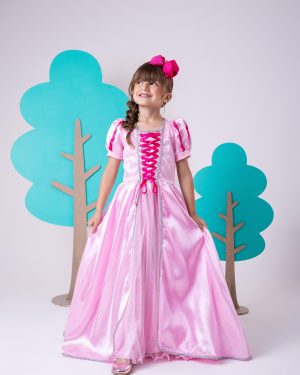 Fantasia Princesa Belli Longa Princesa Rosa - Modelo 2