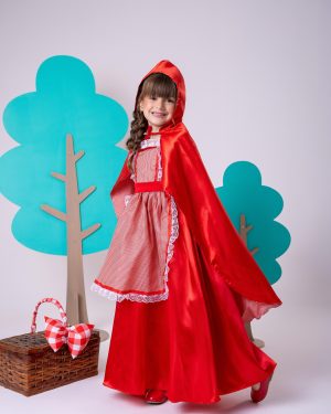 Fantasia Princesa Belli Longa Chapeuzinho Vermelho