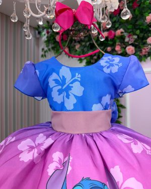 Vestido Infantil Temáticos da Gigi Lilo e Stitch