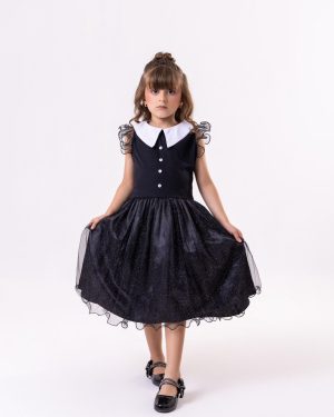 Vestido Marie Tematico Wandinha - Vandinha