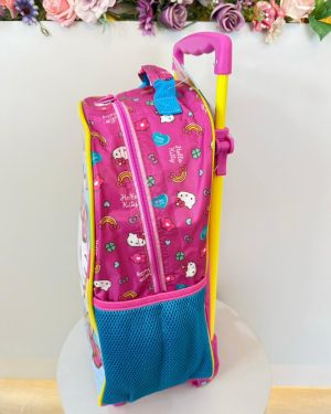 Mochila de Rodinhas Escolar da Hello Kitty Rainbow