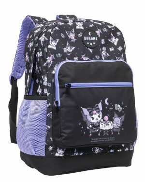 Mochila de Costas Escolar Juvenil 43cm Kuromi College