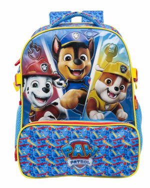 Mochila de Costas Escolar Tam. 14 da Patrulha Canina S2 C/ Capuz