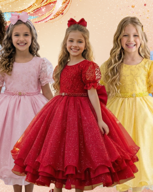 Vestido Bella Child Laize + Saiote