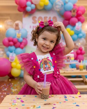 Romper/Vestido Princesa Belli Tematico Capivara