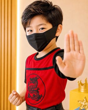Fantasia Infantil Guerreiro Ninja Samurai C/ Faixa Festas