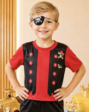 Fantasia Infantil Menino Pirata Tapa Olho