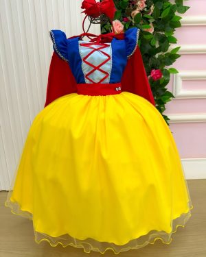 Fantasia/ Vestido Mini Miss Longo Princesa Maça