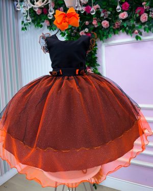 Fantasia/ Vestido Mini Miss Abóbora Encantada -  Halloween