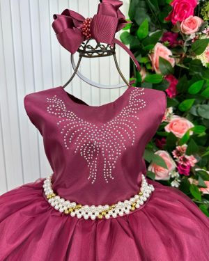 Vestido Marie Longo Larissa Marsala