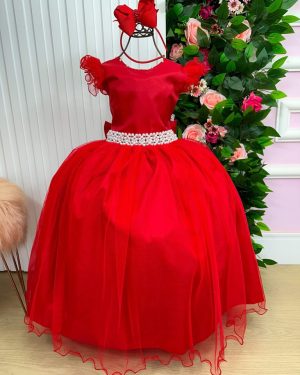 Vestido Marie Longo Amanda Vermelho