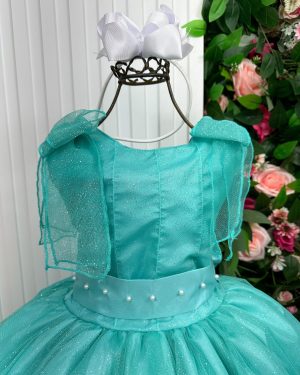 Vestido Marie Longo Mel Verde Tïffany
