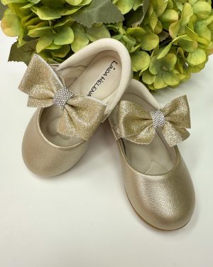 Sapatilha Flor Di Mila Penelope Dourada