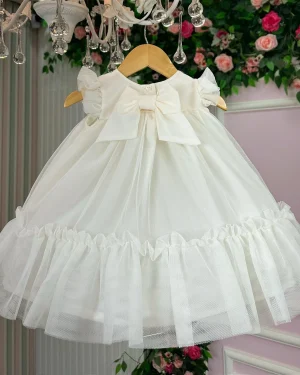 Vestido Vila Lele Jardim das Borboletas Baby Liz + Saiote