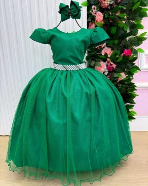 Vestido Marie Longo Heloisa Verde Bandeira