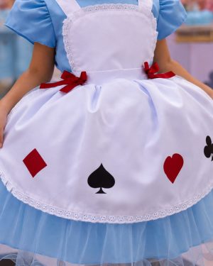 Vestido Menina Bonita Tematico Mundo Encantado