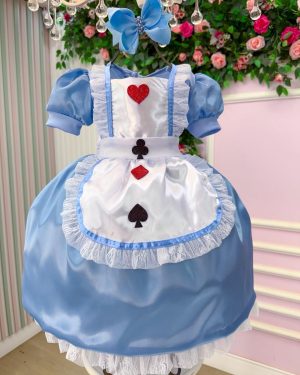 Fantasia Princesa Belli Doce Realeza - Mundo Encantado Azul